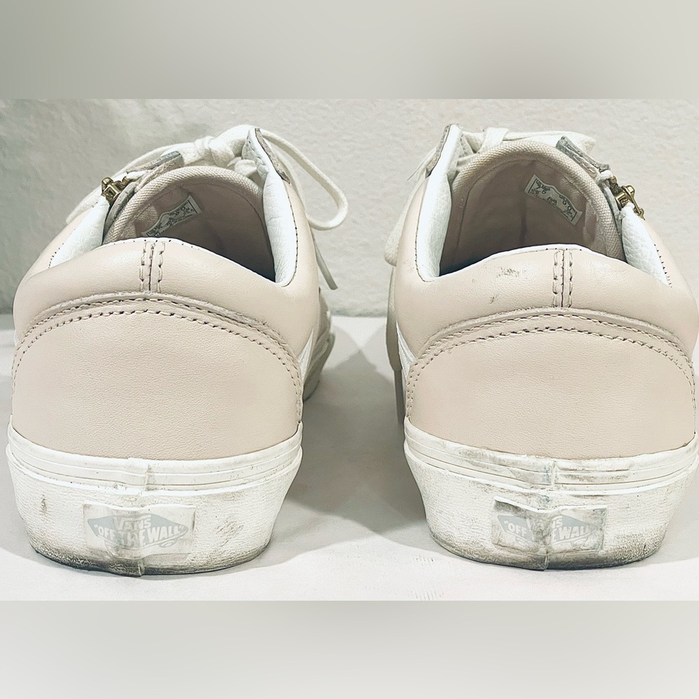 Rare Find! Vans Old Skool Light Pink Leather Men 7.5 | Wm 9 | EUC - Picture 10 of 12
